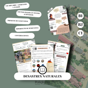 Materiał do nauki hiszpańskiego DESASTRES NATURALES B1/B2