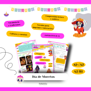 Día de Muertos, A1+/A2 oraz A2/B1 MATERIAL DIDÁCTICO