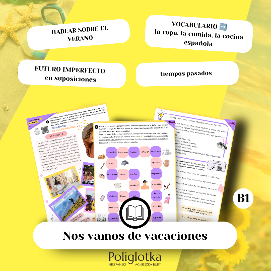 PACK 4+2 materiały VERANO A1, A2, B1, B2 + bonus 2 lekcje wakacyjne - obrazek 4