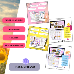 PACK 4+2 materiały VERANO A1, A2, B1, B2 + bonus 2 lekcje wakacyjne